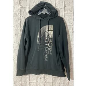 The North Face Sweatshirt Women’s XL Pullover Hoodie Hooded Vertical Spell Out